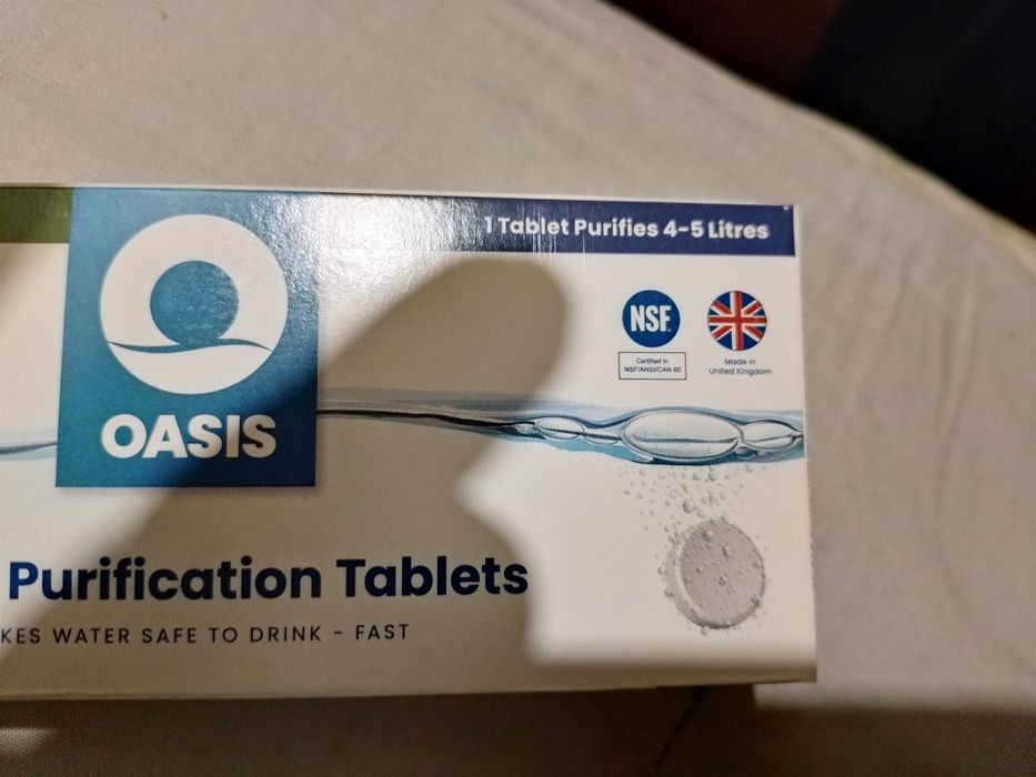 Таблетки для дезинфекции воды OASIS