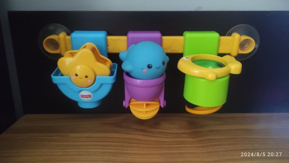 Zabawki do wanny Fisher Price.