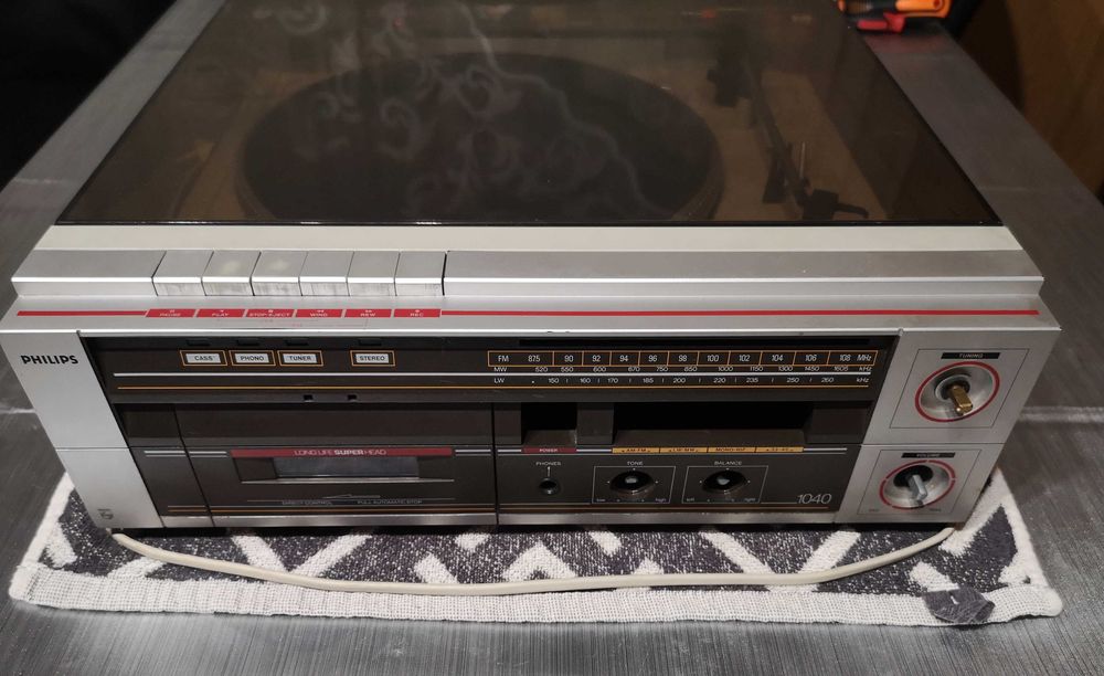 Urządzenie wielofunkcyjne Philips - tuner, gramofon, magnetofon