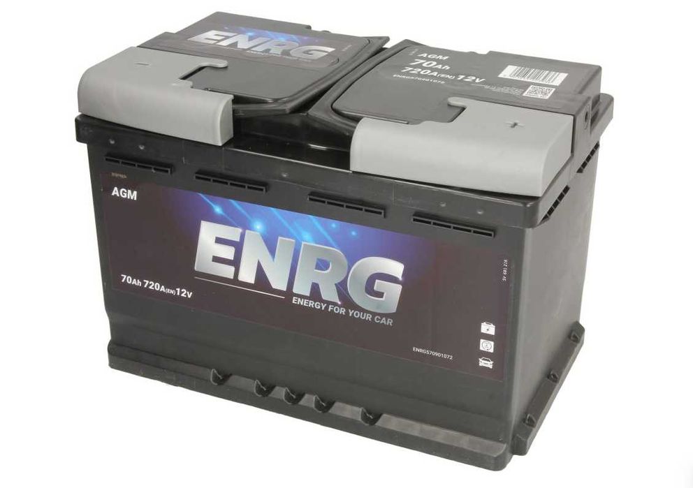 WGR Nowy akumulator ENRG 70Ah 720A AGM - Varta Bosch BMW Mercedes