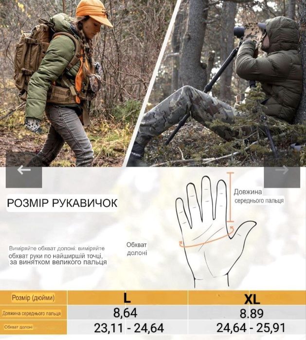 Рукавички з підігрівом тактичні перчатки зимові