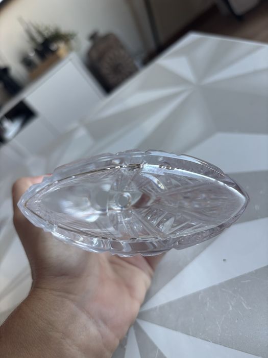 Garrafa de Bolso para Whisky em Cristal Atlantis – Vintage