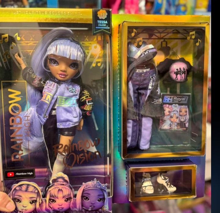 Rainbow High Vision Tessa Park. Meena, Hali. Jade Junior