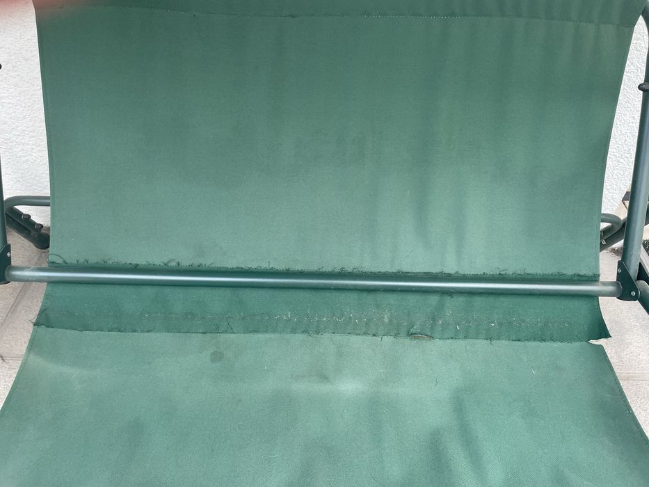 Baloico de jardim com 2 lugares verde