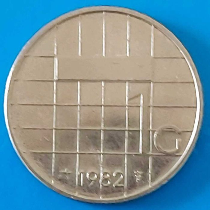 1 Florim de 1982  Rainha Beatriz  dos Países Baixos