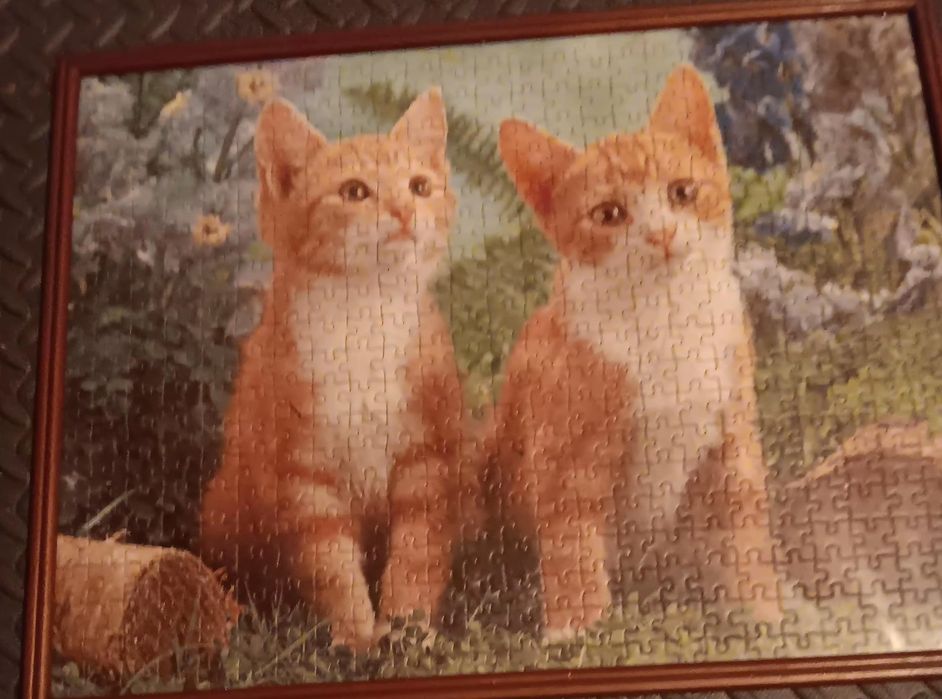 Quadros feitos em puzzle
