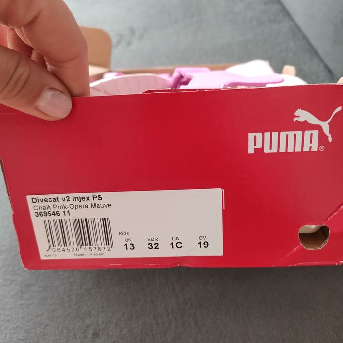 Sandałki piankowe puma r 32. Wkładka 20.5 cm