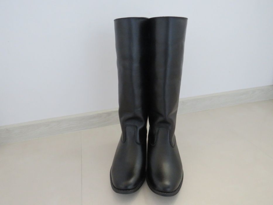 Oficerki skórzane nieusztywniana kostka/z usztywnieniem