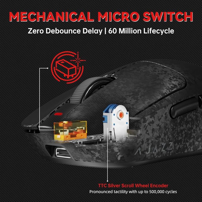 Ігрова бездротова мишка Ajazz aj199