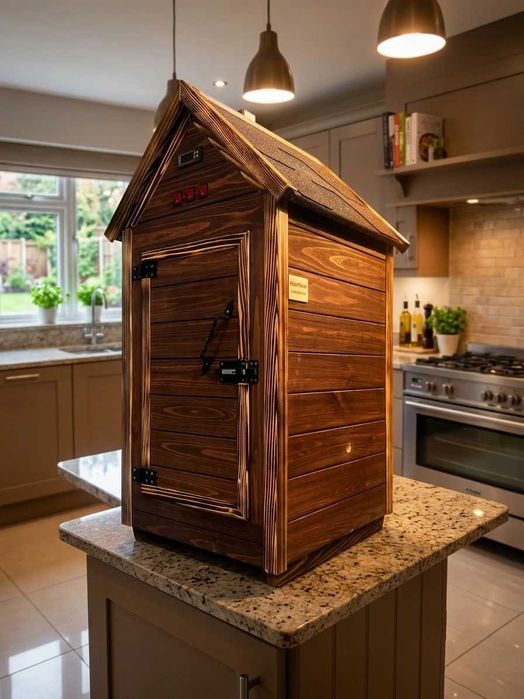 Коптильня 90л MINI 1.0 не утеплена електрична для сала, м'яса та риби