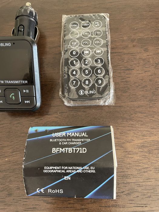 Carregador e Bluetooth carro + rádio transmissor