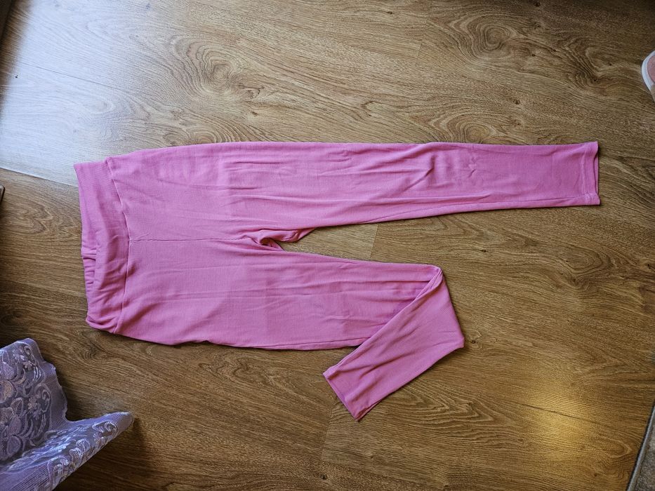 Legginsy prążkowane