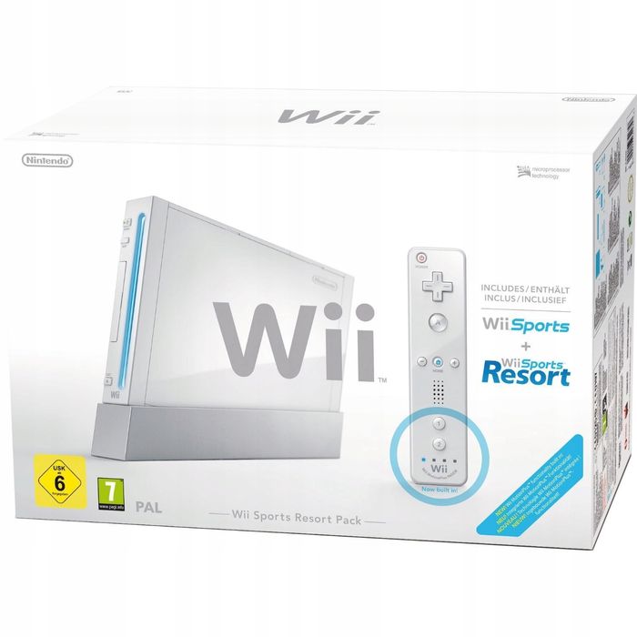 Konsola Wii z grą Wii Sports Używana Kompaktowy design Bluetooth Wi-Fi