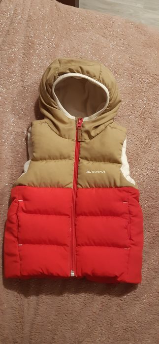 Kamizelka 86/92 z metki 2lata Quechua pikowana gruba