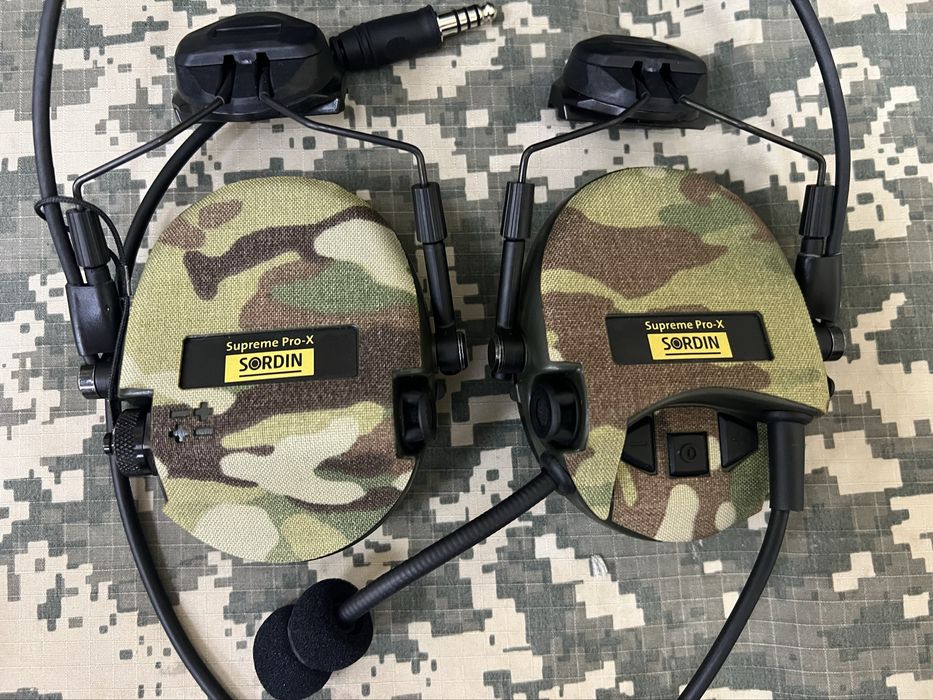 Текстильні камуфляж наліпки MSA Sordin Supreme Pro-X Cordura® MultiCam