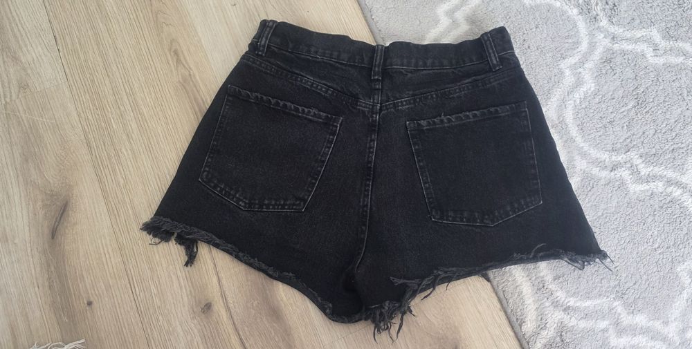 Szorty spodenki jeansowe Zara czarne L
