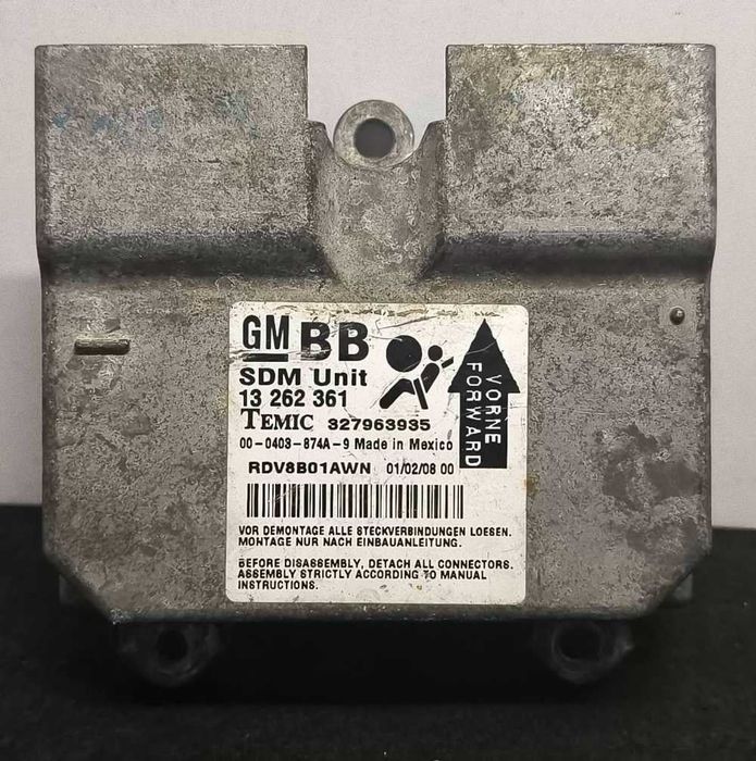 Centralina Airbag 13262361 - OPEL CORSA D