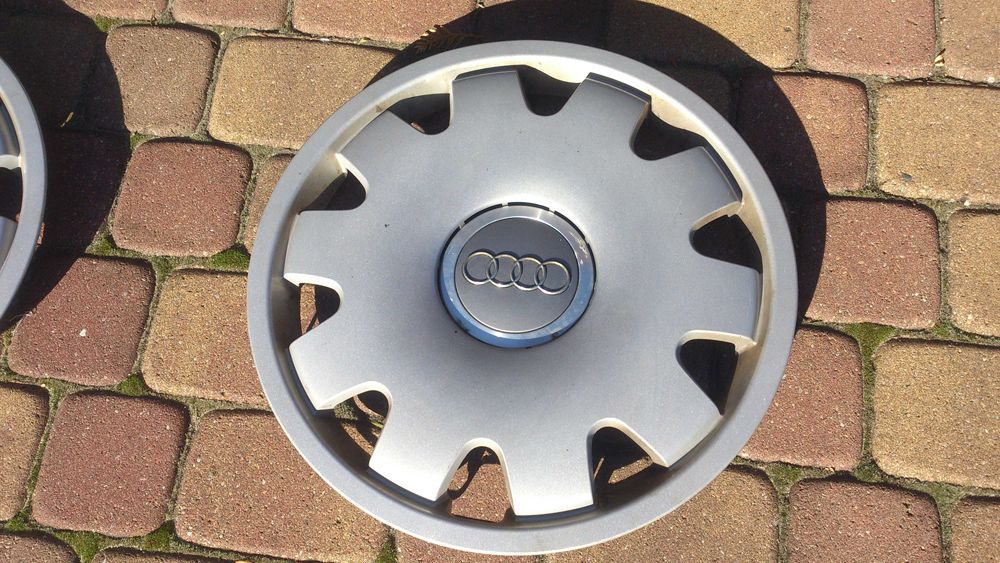 Koła zimowe z oryginalnymi kołpakami audi A4 b6 b7, A6 c5 205/55/16