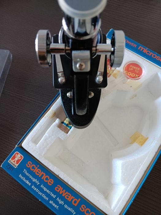 bandai toys microscope 600 X feito no Japão anos 70