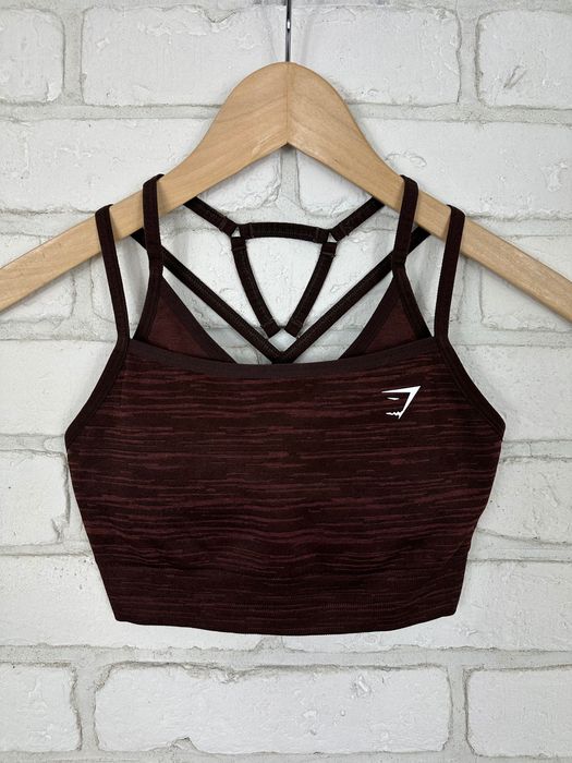 Damski top sportowy Gymshark; stanik sportowy