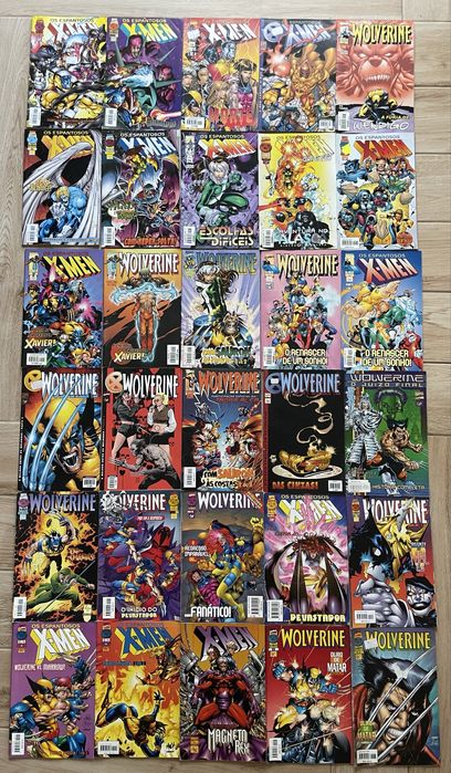 X-Men & Wolverine (30x Revistas/BD’s/Português)