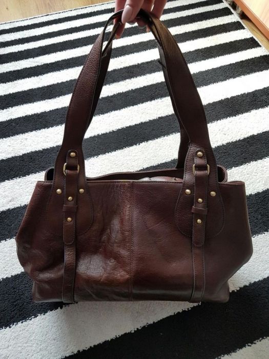 Piękna skórzana torebka