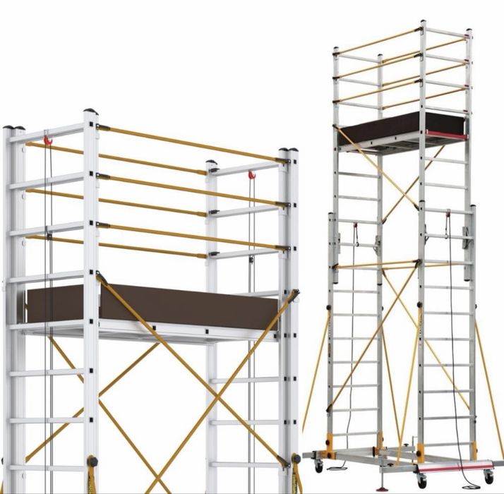 Rusztowanie aluminiowe jezdne na linke , WYPRZEDAŻ NAJLEPSZE CENY