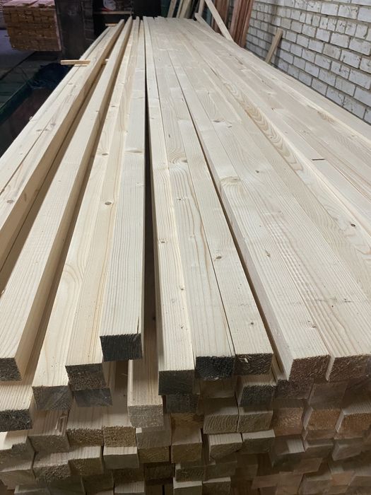 Брус сухий строганий, пиломатеріали,дошка калібрована 25,45,145,195,50
