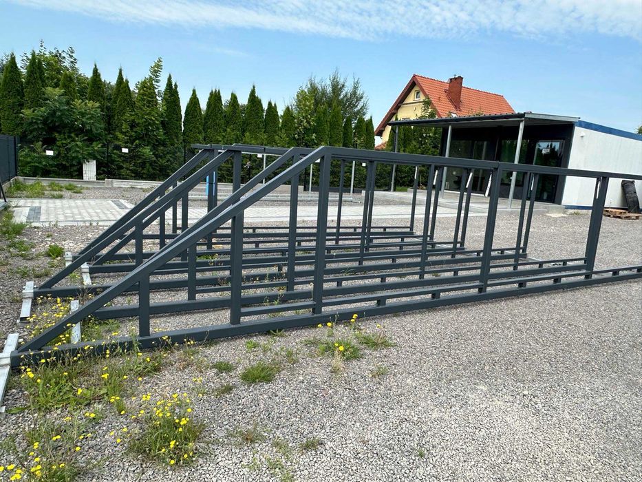 Brama przesuwna 4m lub 5m ocynkowana i malowana proszkowo