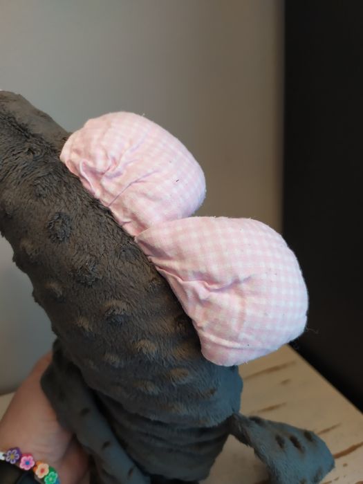 Mysz myszka poduszka maskotka pluszak ręcznie robiona minky