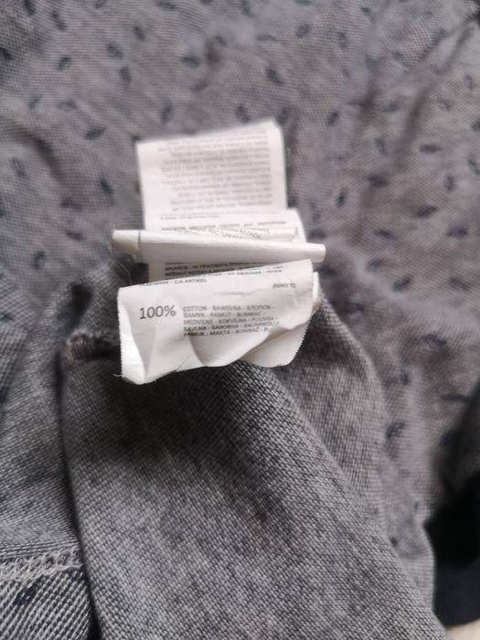Szara koszulka polo męska RESERVED rozmiar L