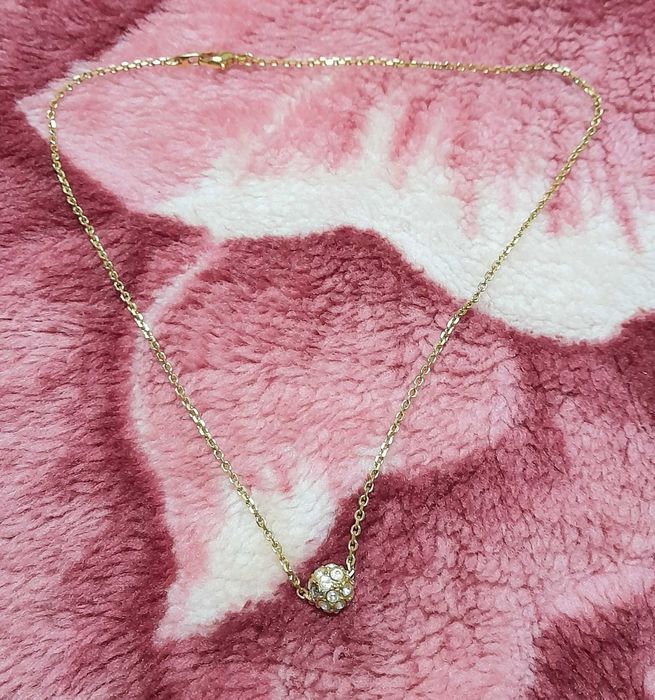 Colar com banho a Prata c/Pedrarias