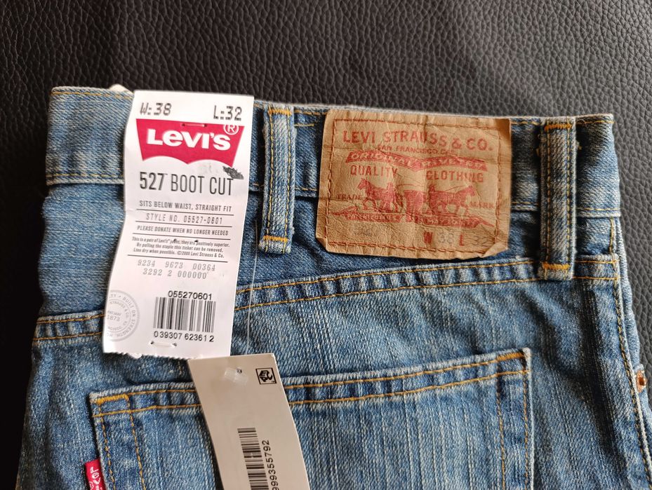 Чоловічі джинси Levi’s 527 нові, 38x32, оригінал, Мексика