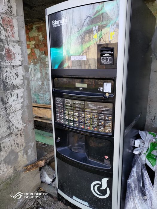 Кавові апарати самообслуговування saeco cristallo 400/600 та Bianchi