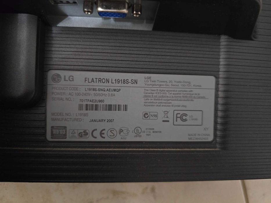Monitor LG em optimo estado