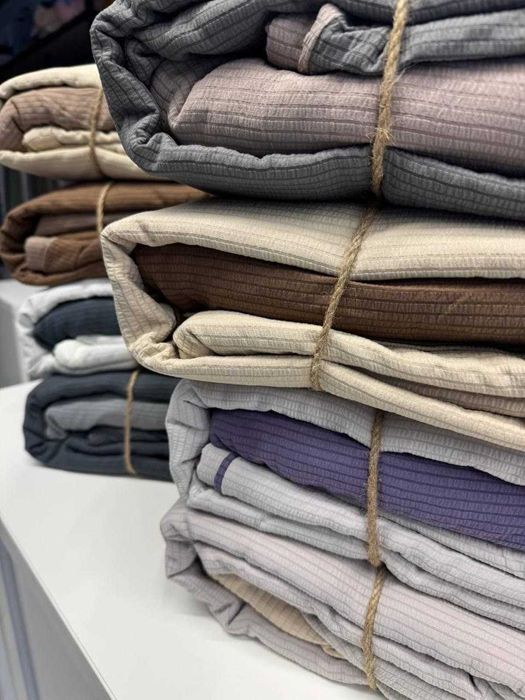 Сімейний комплект постільної білизни з Мусліну