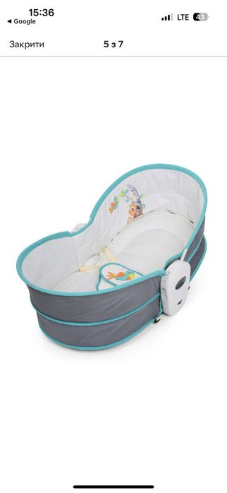 Дитяча люлька качалка 5в1 шезлонг,стільчик,люлька переноска