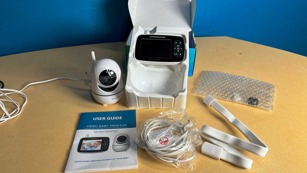 Elektroniczna niania z kamerą i uchwytem, 3,5 cala, 720p, Danolt spm6