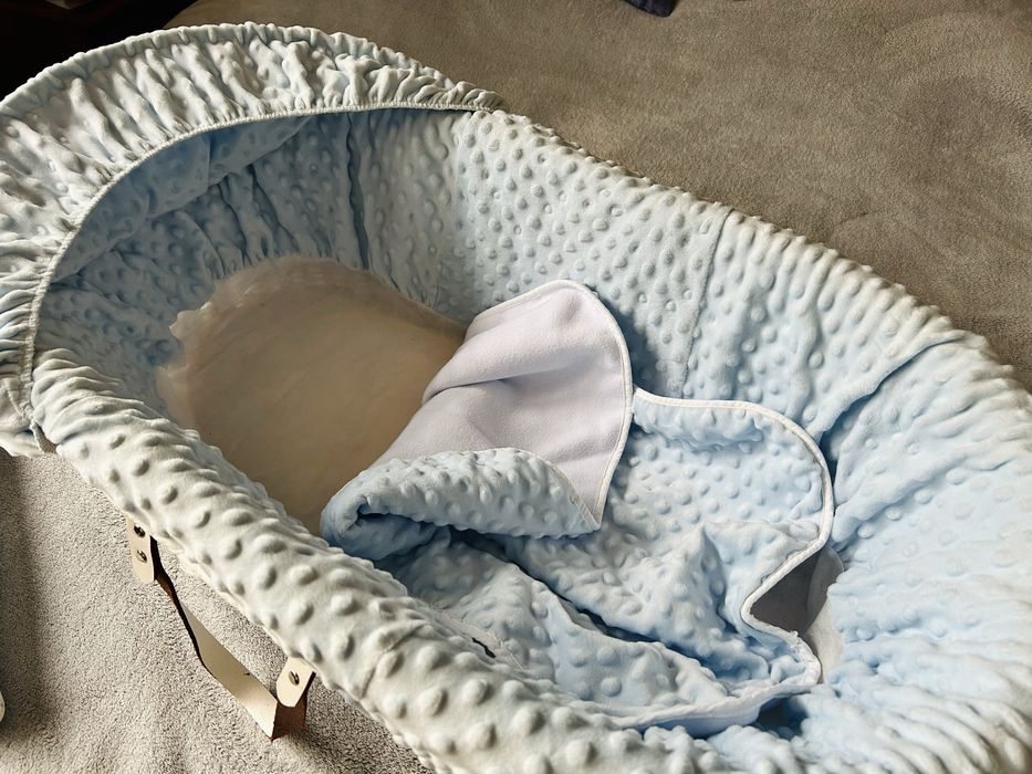 Kosz wiklinowy kołyska dziecięca