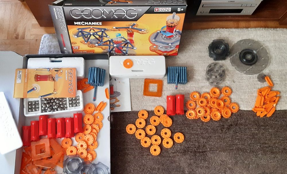 Geomag klocki magnetyczne 2 zestawy