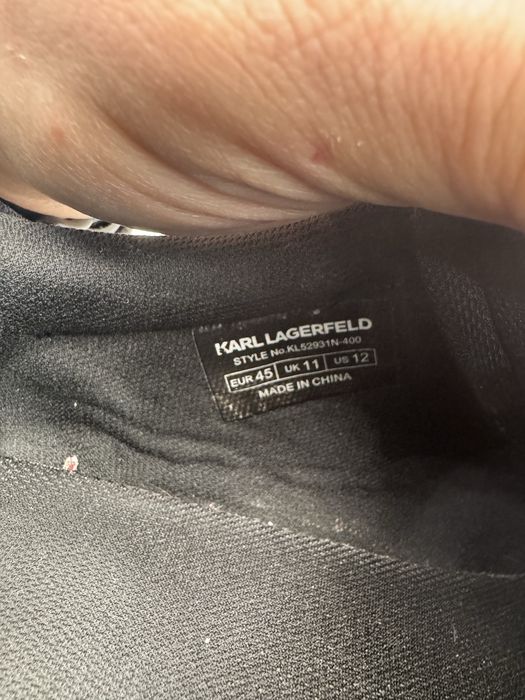 Sneakersy meskie karl lagerfeld 45