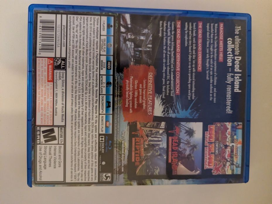 Dead Island Definitive Collection ігри игры диски на PS4 PS5