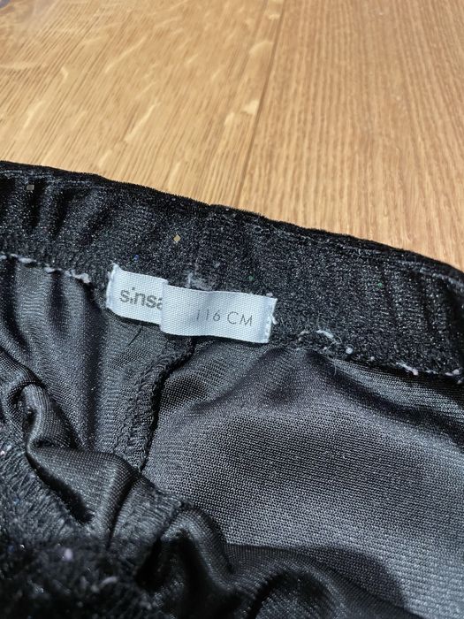 Spodnie szerokie hm sinsay 116 3 sztuki