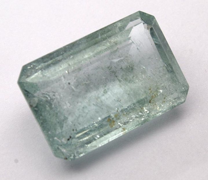 Água-Marinha GIGANTE (38.41 ct) - Corte Esmeralda e SEM Tratamento!