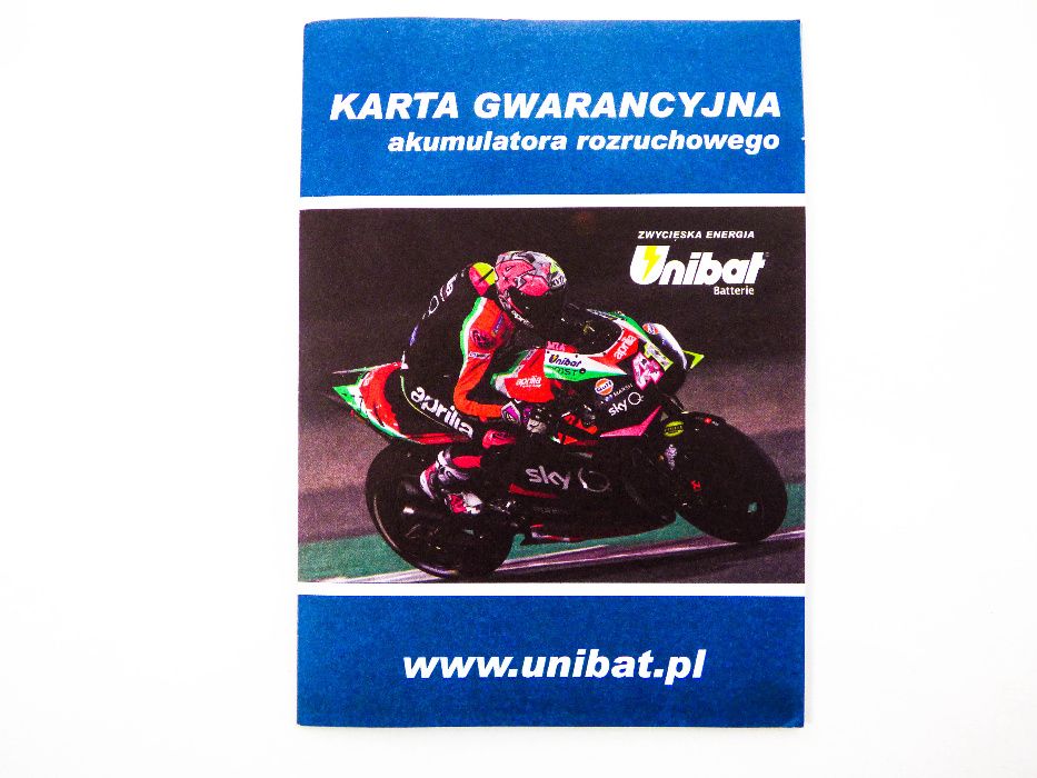 AKUMULATOR UNIBAT 6AH 12V P+ CBTX7L-BS Akumulatory Warszawa