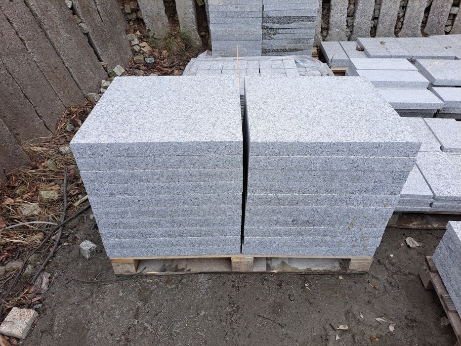 Płyty granitowe 20x40x8 / Promocja /chodnikowe/Polski Granit