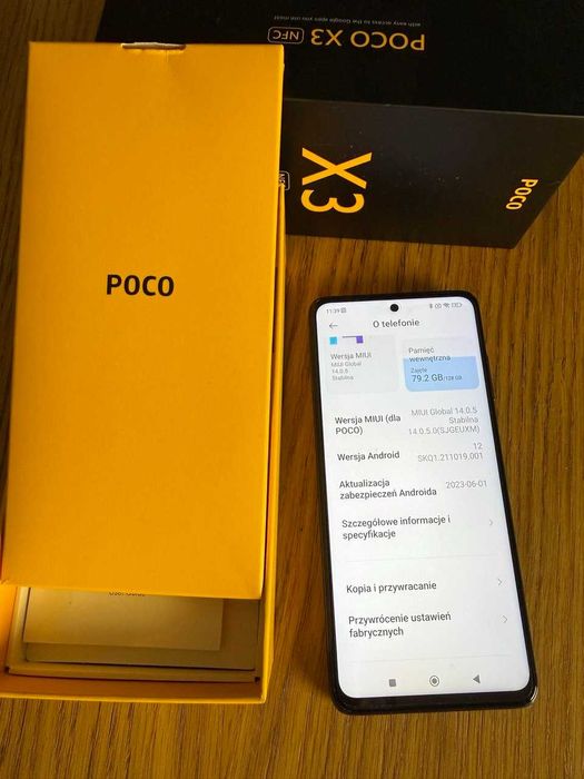Smartfon POCO X3 NFC 6.67"/Snapdragon/128Gb/64Mpx bdb