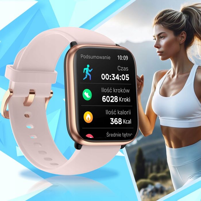Smartwatch Zegarek Menu Damski Połączenia Polskie Sport Męski Pl Puls