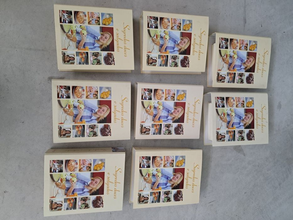 Conjunto de livros/fichas de Culinária