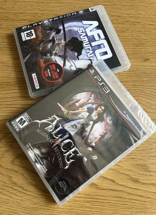 Sony PS3: Кукловод Dragon Age, История Игрушек Alice Madness Returns, Afro Samurai Скрежет Металла Alone in the Dark Inferno, 50cent Blood on the sand